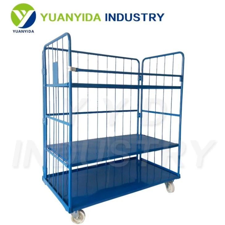 3 Sided Flexible Shelf Trolley