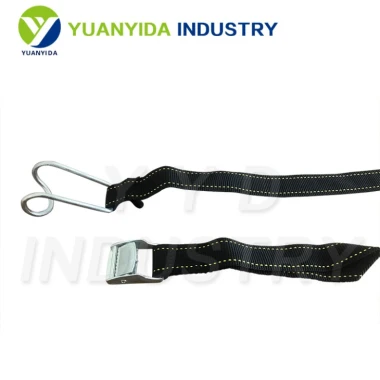 Cintura in nylon con fibbia in metallo e morsetto